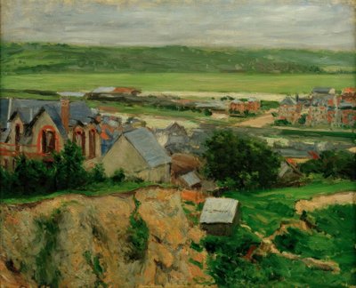 The Valley of the Touques, Trouville by Gustave Caillebotte