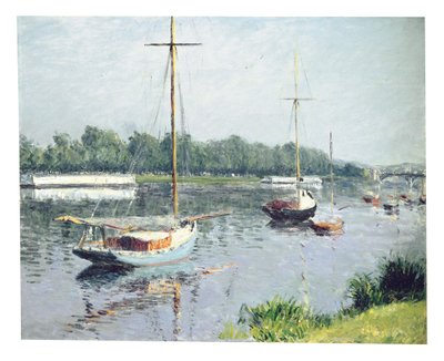 The Basin of Argenteuil by Gustave Caillebotte
