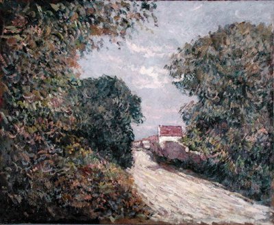 Path at the edge by Gustave Caillebotte