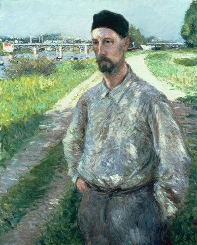 Portrait of Eugene Lamy by Gustave Caillebotte