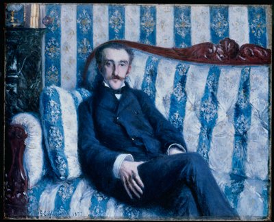 Portrait of Monsieur R. by Gustave Caillebotte