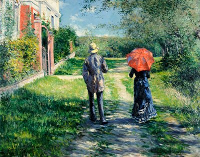 The Path Uphill by Gustave Caillebotte