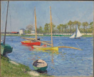 The Seine at Argenteuil by Gustave Caillebotte