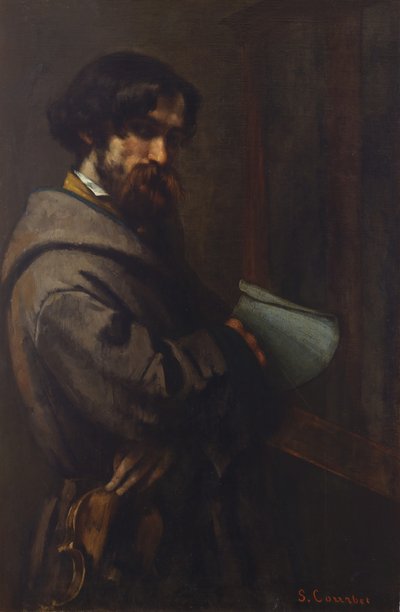 Alphonse Promayet 1822-1872, 1851 by Gustave Courbet