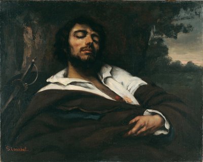 The Wounded by Gustave Courbet