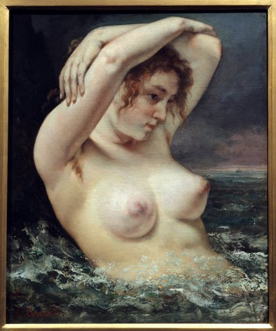 Woman with the Wave by Gustave Courbet