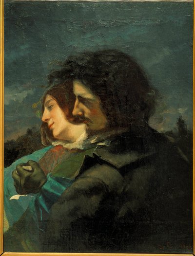 Happy Lovers by Gustave Courbet