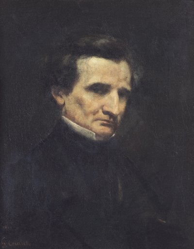 Hector Berlioz, 1850 by Gustave Courbet