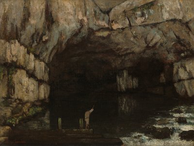 The Cave of the Loue by Gustave Courbet