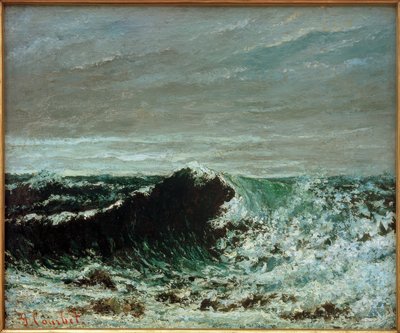 The Wave by Gustave Courbet