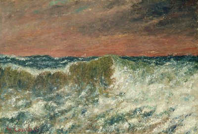 The Wave by Gustave Courbet