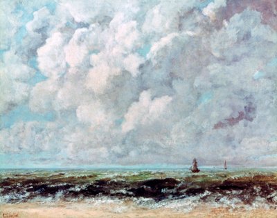 Marine Landscape by Gustave Courbet