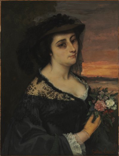 Mme L... (Laure Borreau) by Gustave Courbet