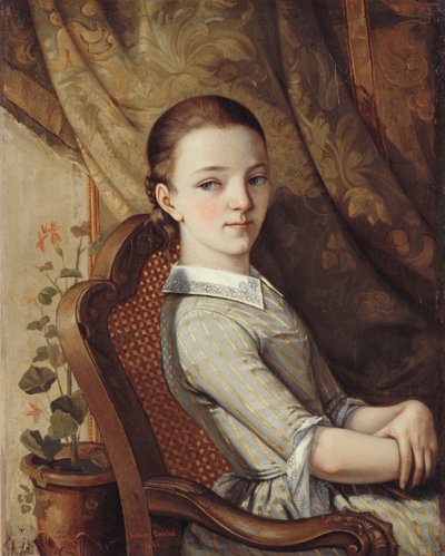 Portrait of Juliette Courbet by Gustave Courbet