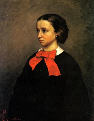 Portrait of Madame Jacquet by Gustave Courbet