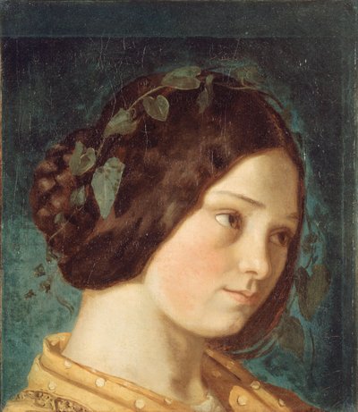 Portrait of Zélie Courbet by Gustave Courbet