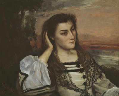 Reverie by Gustave Courbet