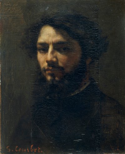 Self-Portrait by Gustave Courbet