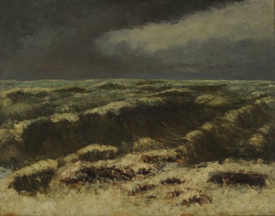 Stormy Sea by Gustave Courbet