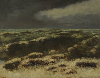 Stormy Sea by Gustave Courbet
