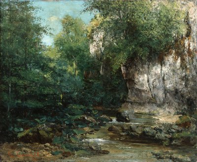 The Banks of a Stream by Gustave Courbet