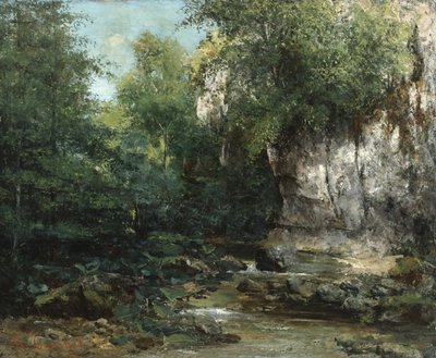 The Banks of a Stream, 1873 by Gustave Courbet