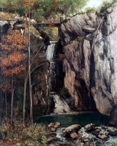 The Chasm at Conches, 1864 by Gustave Courbet