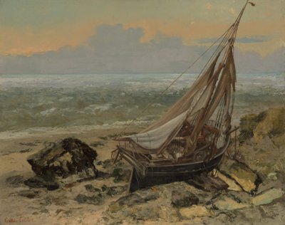 The Fishing Boat by Gustave Courbet
