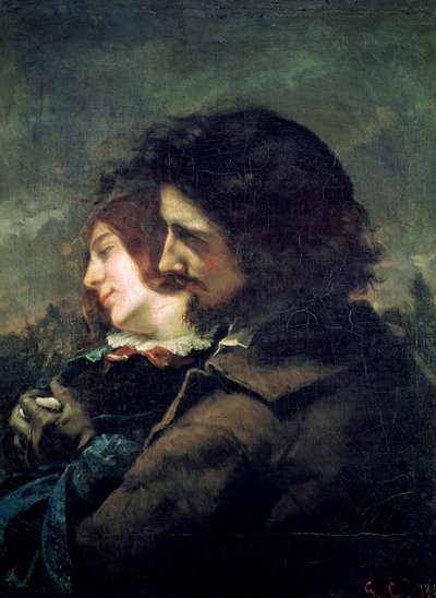 The Happy Lovers, 1844 by Gustave Courbet