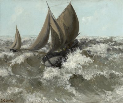 The Sailboat by Gustave Courbet