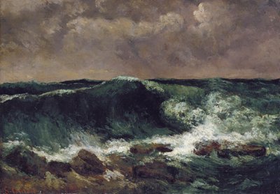 The Wave by Gustave Courbet