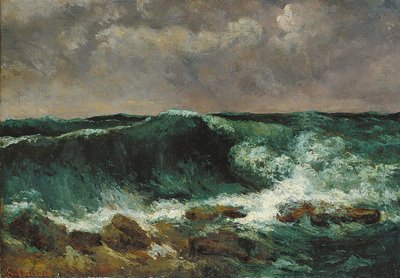 The Wave by Gustave Courbet