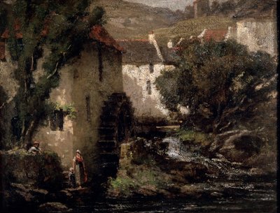 Water Mill by Gustave Courbet