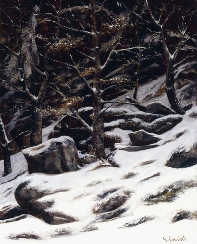 Winter by Gustave Courbet