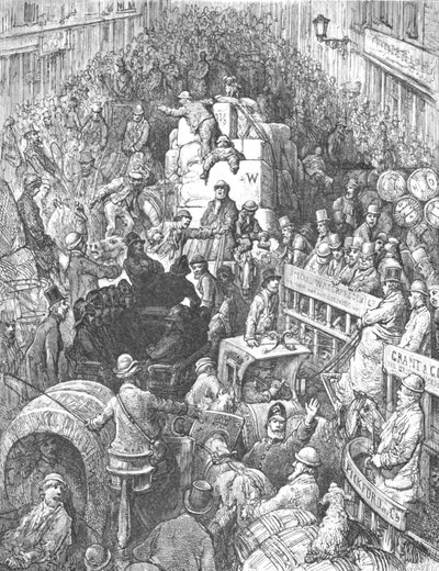 A City Thoroughfare by Gustave Dore