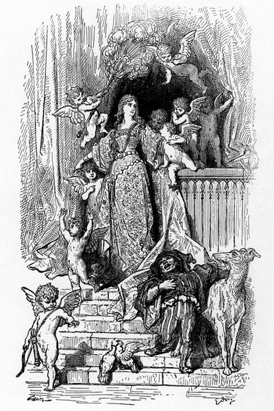 Alcina in her glory by Gustave Dore