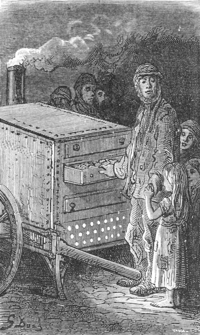 Baked Potato Man, 1872 by Gustave Dore