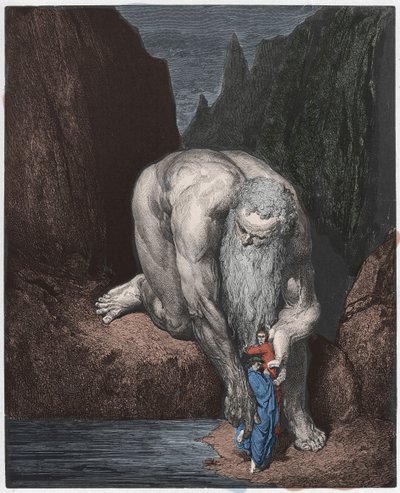 Inferno, Canto 31: The giant Antaeus by Gustave Dore