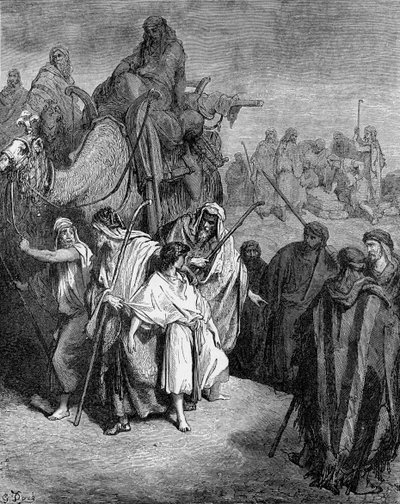 Joseph Sold into Egypt by Gustave Dore