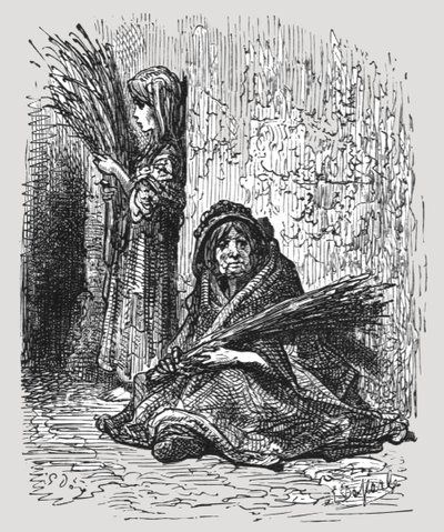 Lavender Girl by Gustave Dore