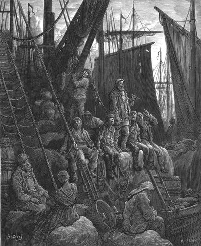 Off Billingsgate by Gustave Dore