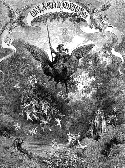 Orlando Furioso by Ludovico Ariosto, Cover by Gustave Dore