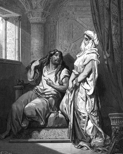 Samson and Delilah by Gustave Dore