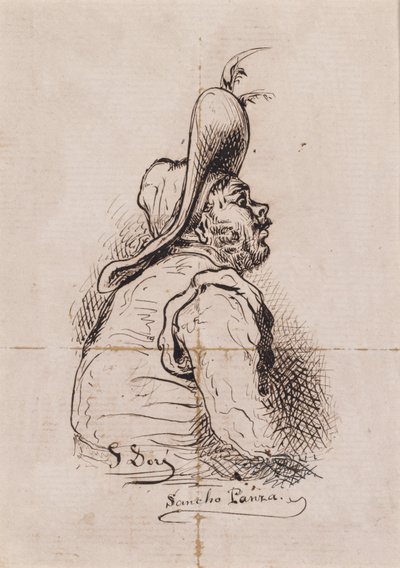 Sancho Panza by Gustave Dore