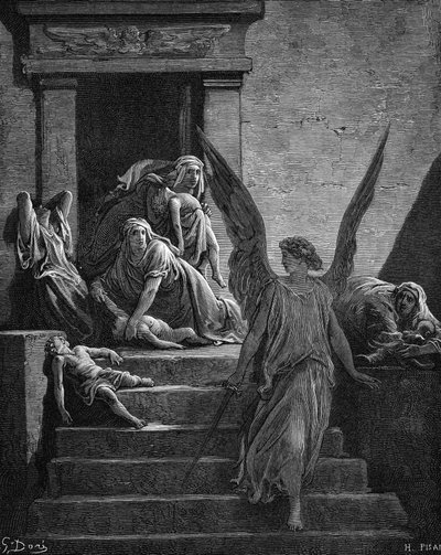 Seven Plagues of Egypt by Gustave Dore