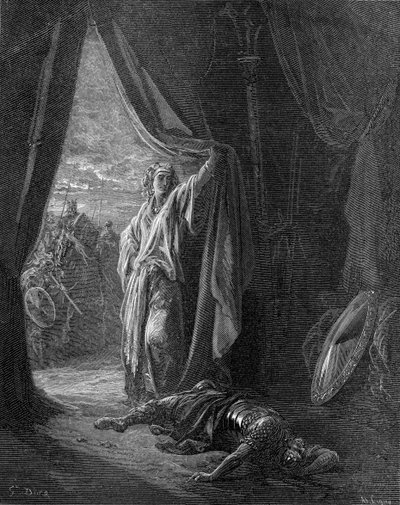 Sisera slain by Jael by Gustave Dore