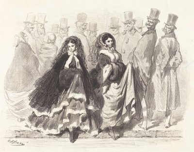 Street Scene by Gustave Dore