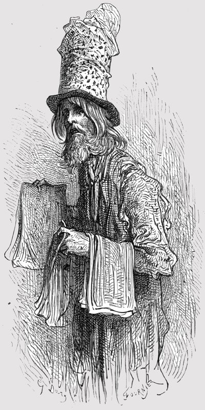 The Fly Paper Merchant by Gustave Dore