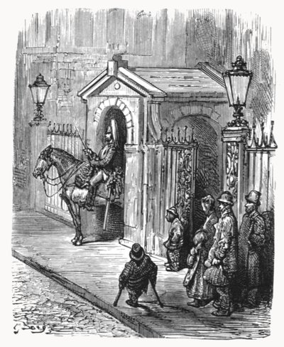 The Horse Guards, 1872 by Gustave Dore