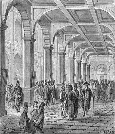 The Royal Exchange, 1872 by Gustave Dore